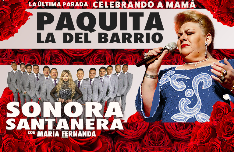 Paquita la del Barrio y La Sonora Santanera con María Fernanda